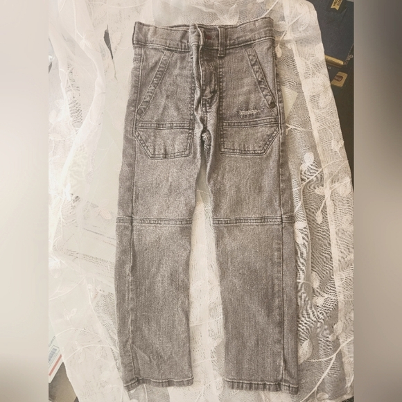 Kids slim fit wrangler jeans with oversized pockets urban retro style size 6 reg - Picture 1 of 11